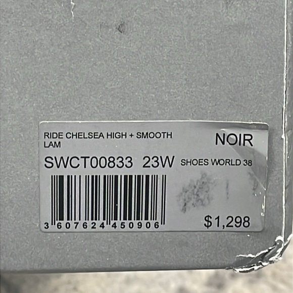 NIB Zadig & Voltaire Ride Chelsea High Smooth Leather Over the Knee Boots 38 - Picture 14 of 14